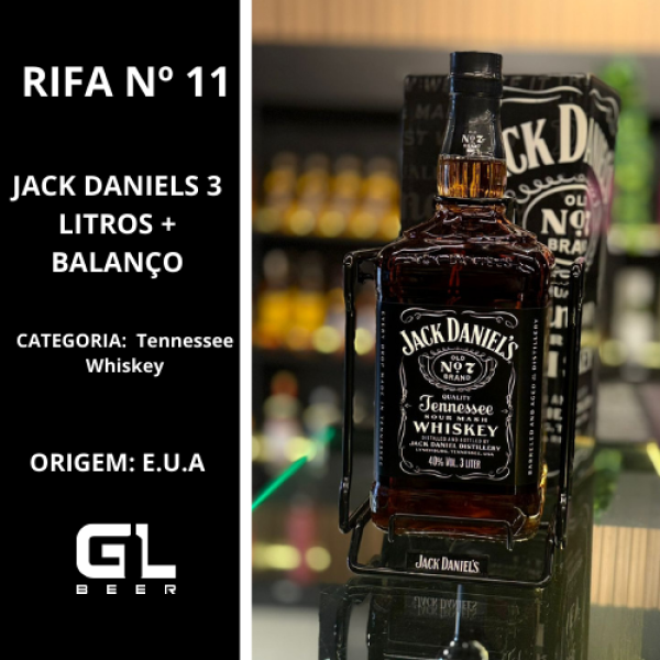 JACK DANIELS 3 LITROS + BALANÇO 